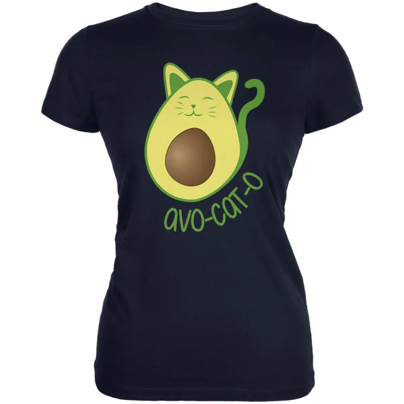 Avocado Cat Avocato Juniors Soft T Shirt sold by Old Glory