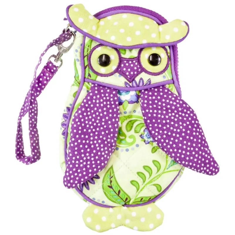 Piccadilly the Owl Soft Plush Wristlet Bag sold by Old Glory