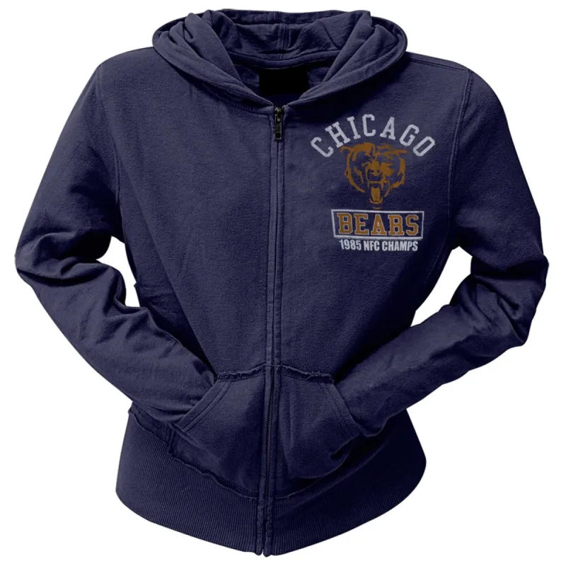 Chicago Bears - 85 NFC Champs Juniors Zip Hoodie sold by Old Glory