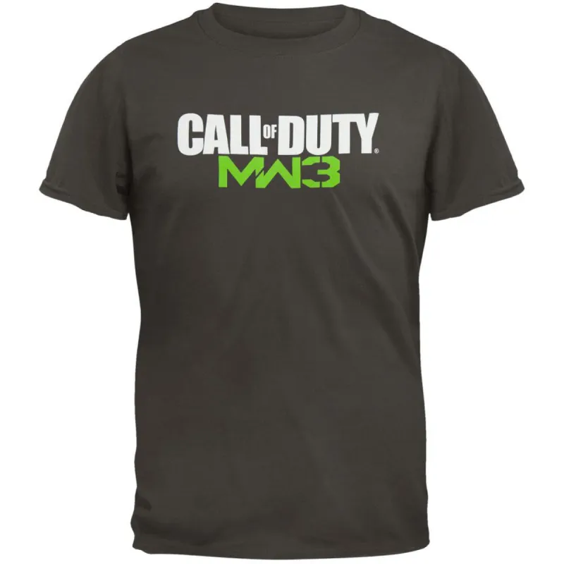 Call of Duty - MW3 Logo Grey Adult T-Shirt sold by Old Glory