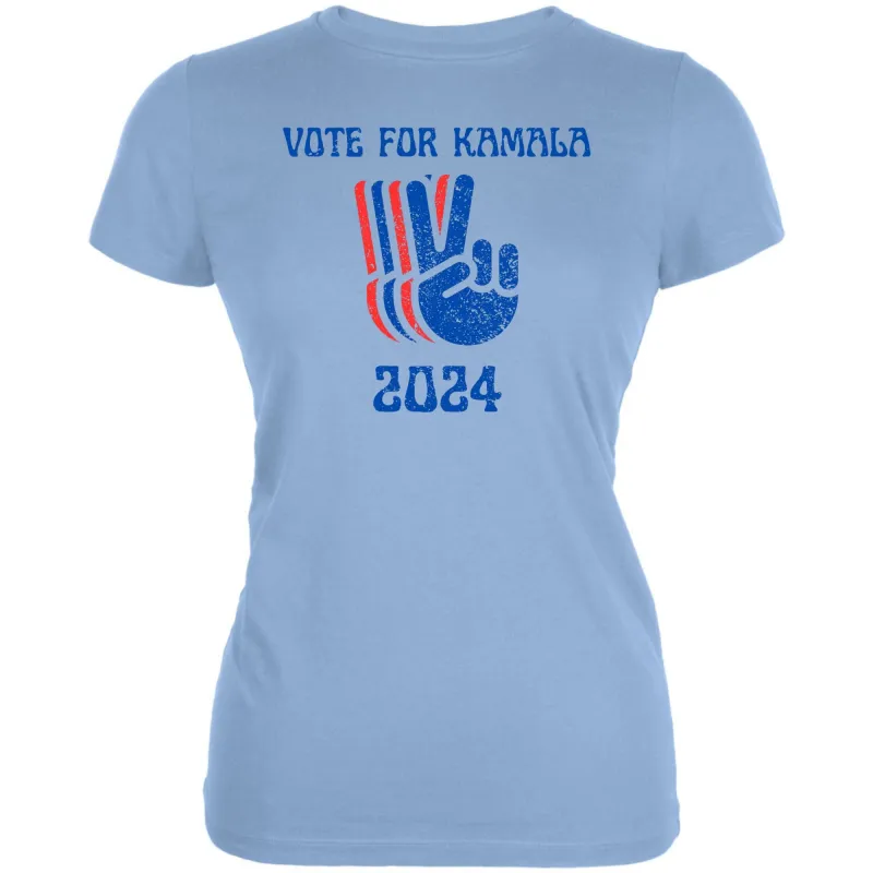 Election 2024 Kamala Harris Patriotic Peace Hands Vote For Kamala Juniors T Shirt sold by Old Glory