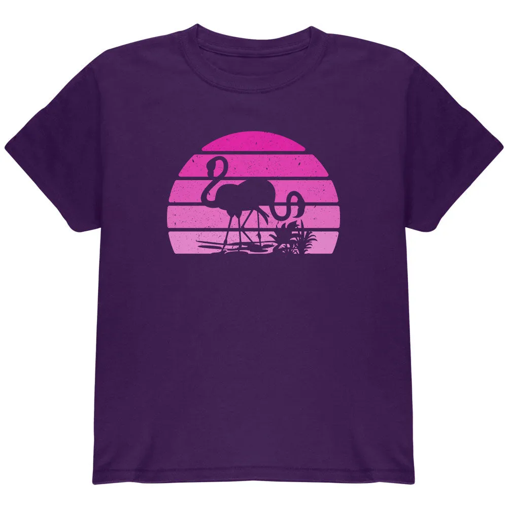Florida Flamingo Retro Sunset Youth T Shirt sold by Old Glory product image thumbnail 2