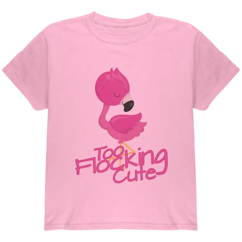 Flamingo Too Flocking Cute Youth T Shirt sold by Old Glory
