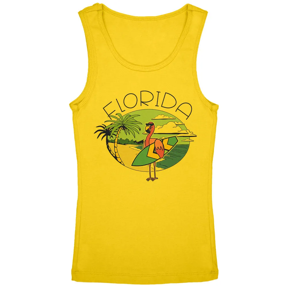Florida Flamingo Summer Beach Youth Girls Tank Top sold by Old Glory product image thumbnail 2