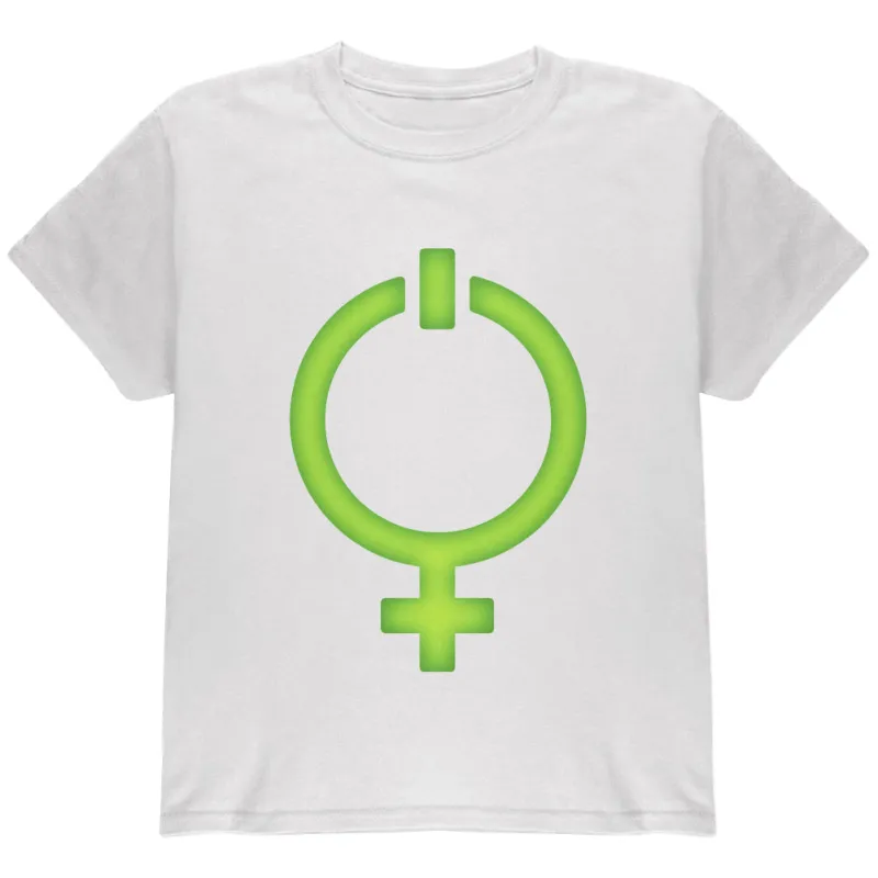 Feminism Girl Power Symbol Youth T Shirt sold by Old Glory