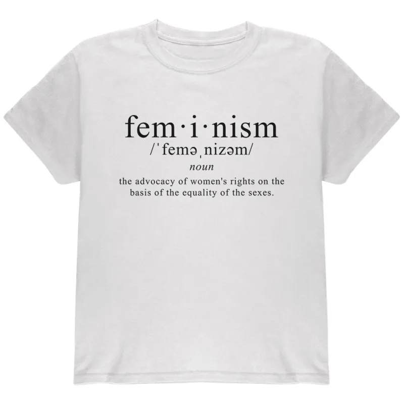 Feminism Definition Youth T Shirt sold by Old Glory
