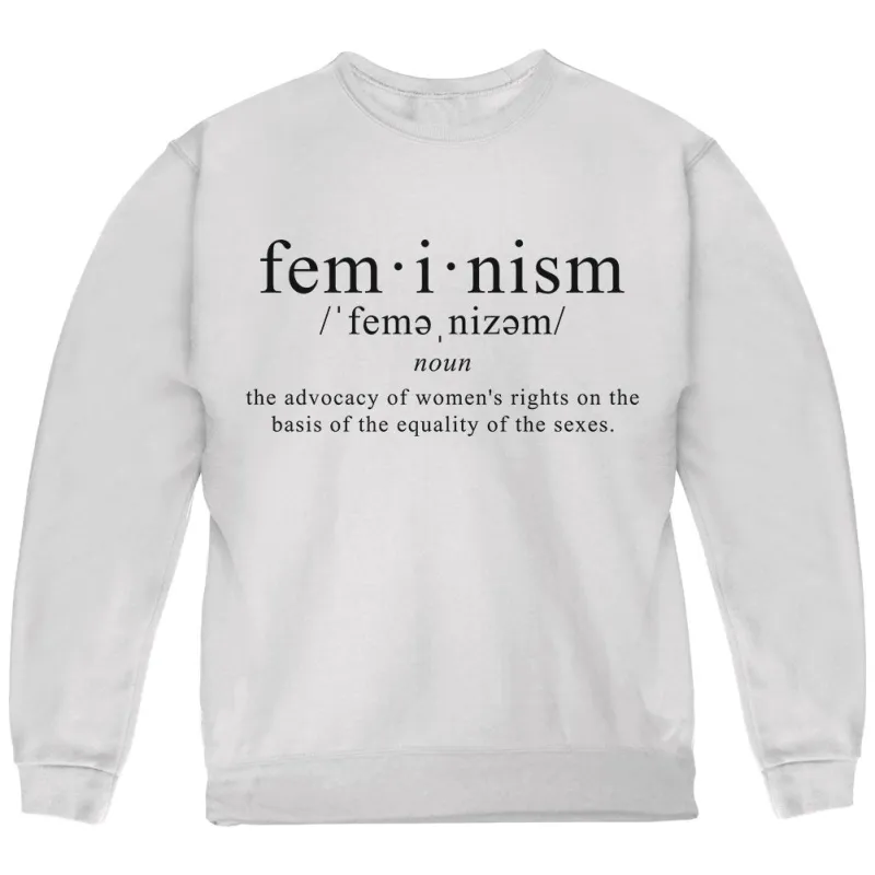 Feminism Definition Youth Sweatshirt sold by Old Glory