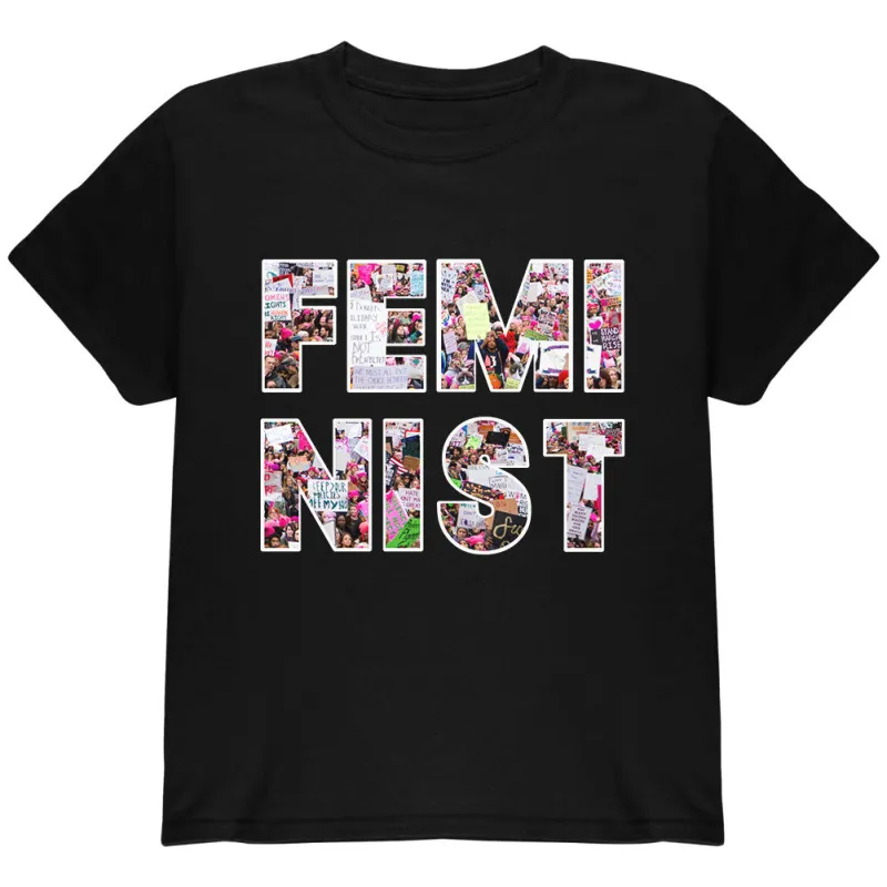 Feminist Women's March Youth T Shirt sold by Old Glory