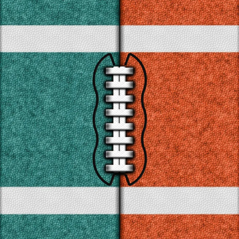 Fantasy Football Team Teal and Orange All Over Youth T Shirt sold by Old Glory