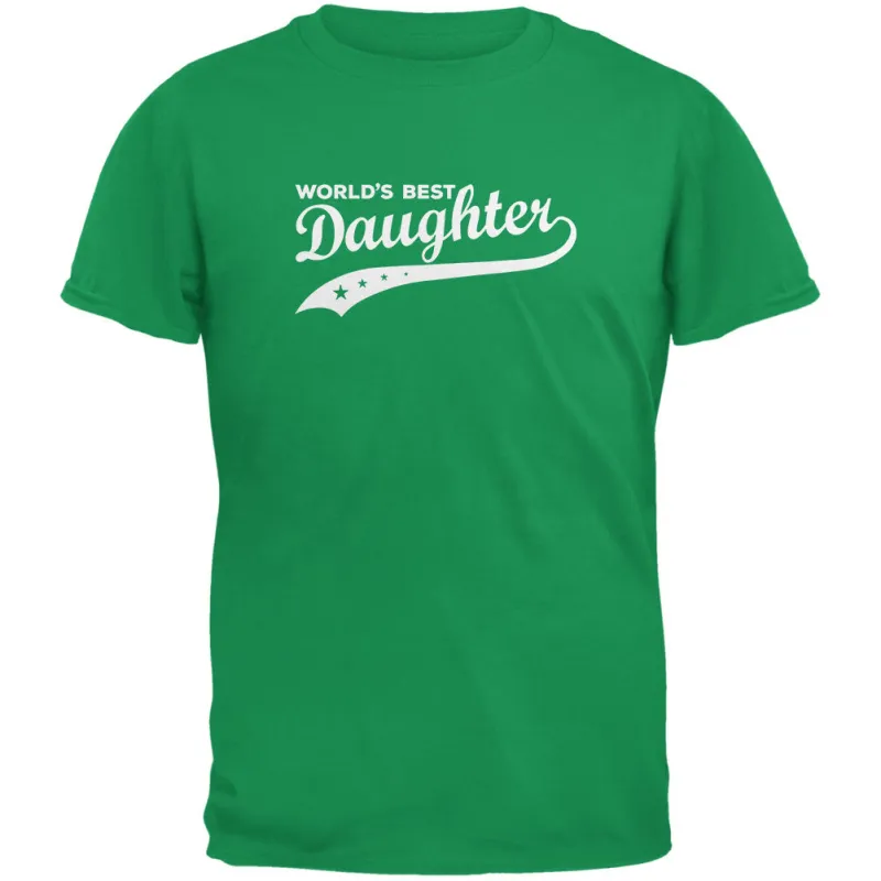 World's Best Daughter Irish Green Youth T-Shirt sold by Old Glory