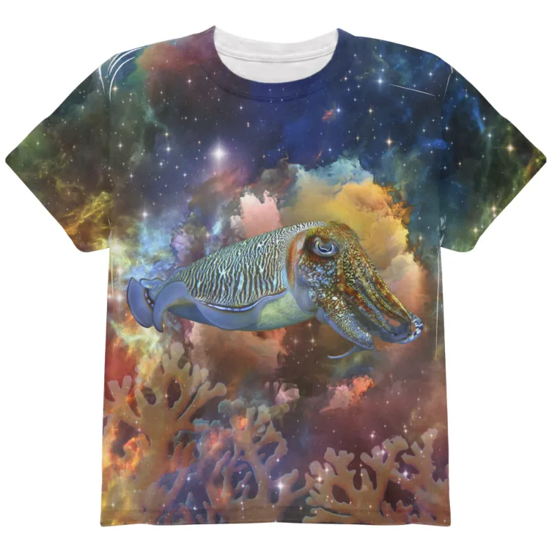 Cuttlefish In Space All Over Youth T Shirt sold by Old Glory