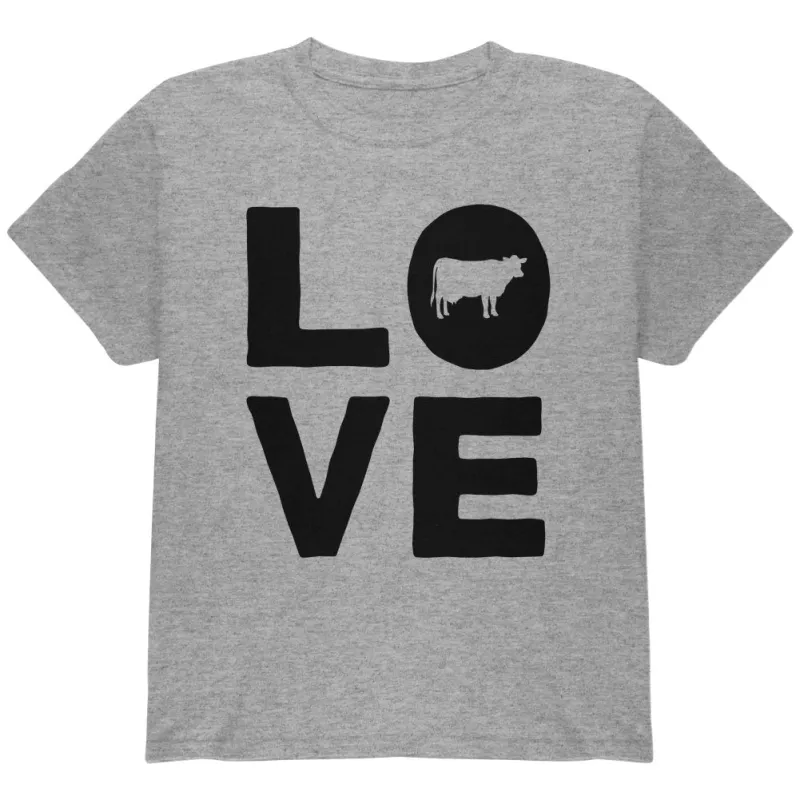 Cow Love Youth T Shirt sold by Old Glory