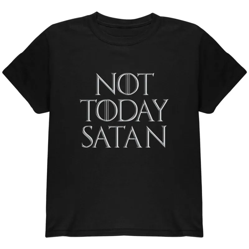 Not Today Satan Christian Youth T Shirt sold by Old Glory
