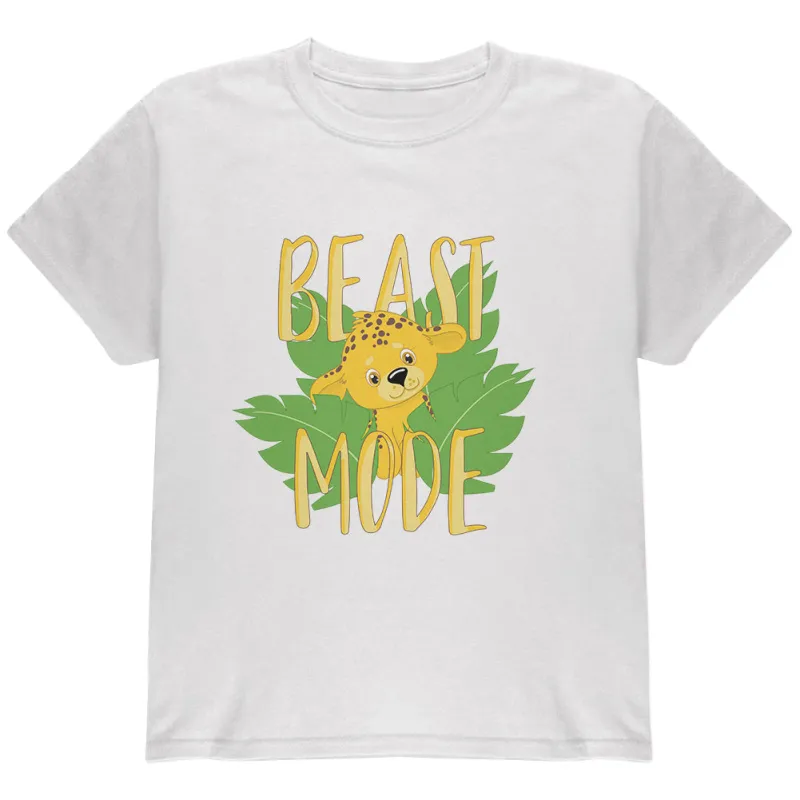 Beast Mode Cute Cheetah Cub Youth T Shirt sold by Old Glory