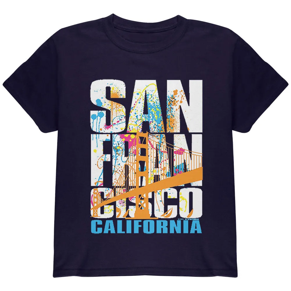 White Splash San Francisco California Youth T Shirt sold by Old Glory product image thumbnail 2