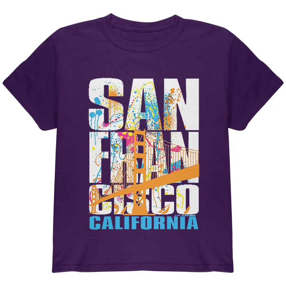 White Splash San Francisco California Youth T Shirt sold by Old Glory product image thumbnail 3
