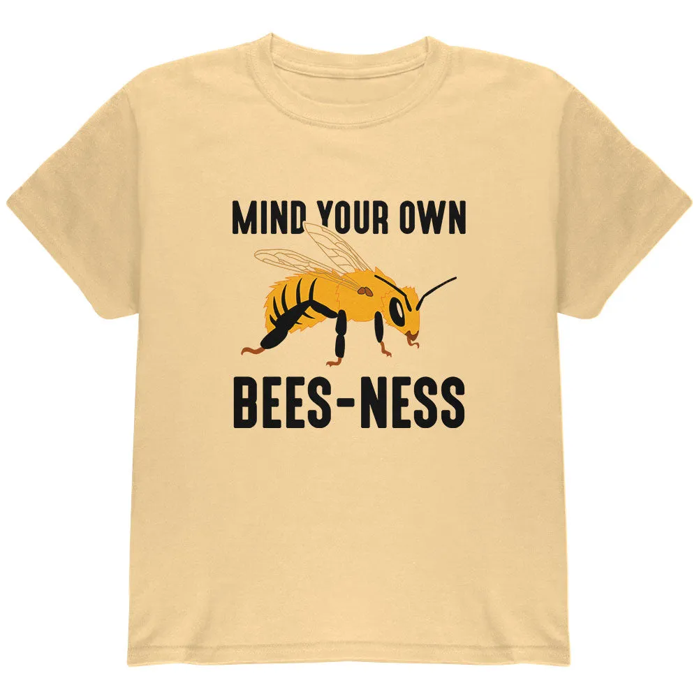 Honey Bee Mind Your Own Bees-ness Business Youth T Shirt sold by Old Glory product image thumbnail 3