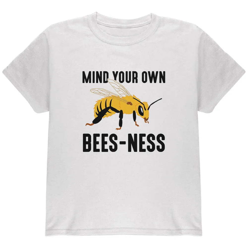 Honey Bee Mind Your Own Bees-ness Business Youth T Shirt sold by Old Glory product image thumbnail 2