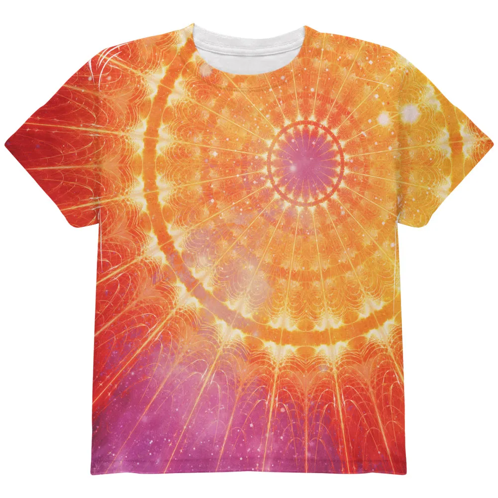 Celestial Cathedral Fractal Mandala All Over Youth T Shirt sold by Old Glory