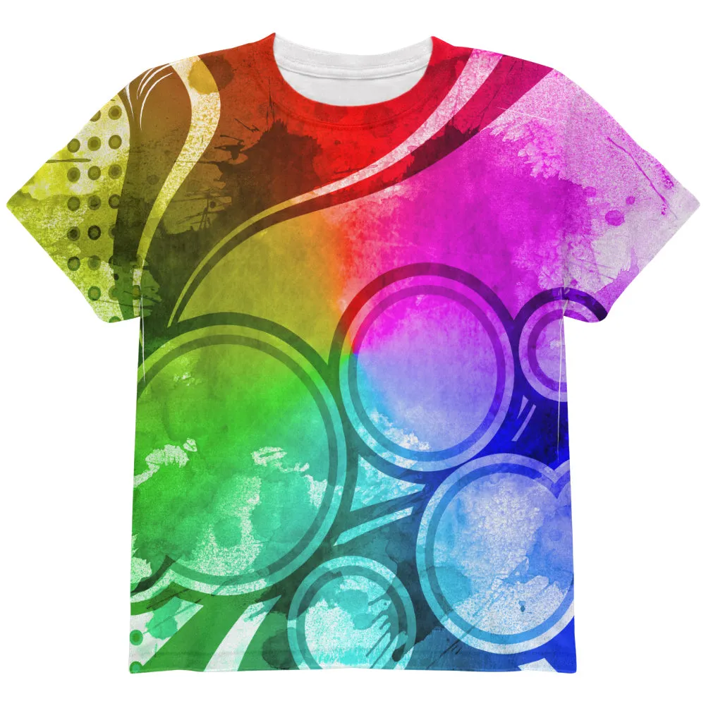 Art Deco Grunge Splatter All Over Youth T Shirt sold by Old Glory