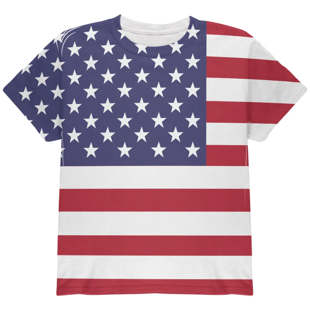 USA Flag All Over Youth T Shirt sold by Old Glory