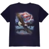 4th Of July American Flag Bald Eagle Youth T Shirt sold by Old Glory