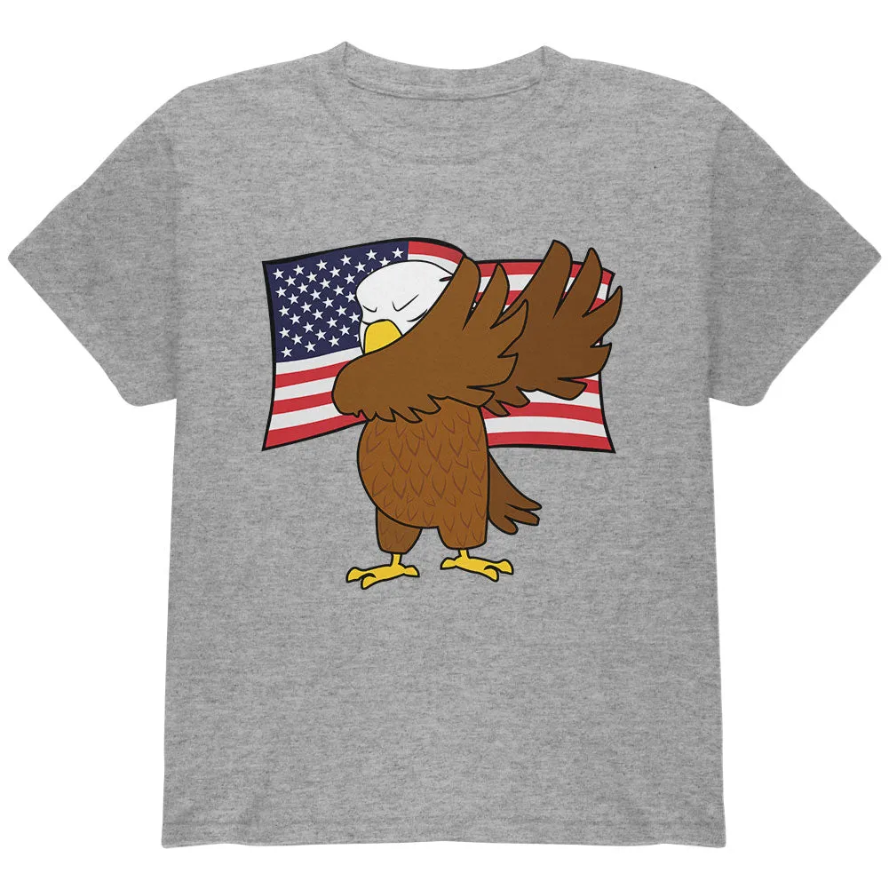 4th Of July America Dabbing Bald Eagle Youth T Shirt sold by Old Glory