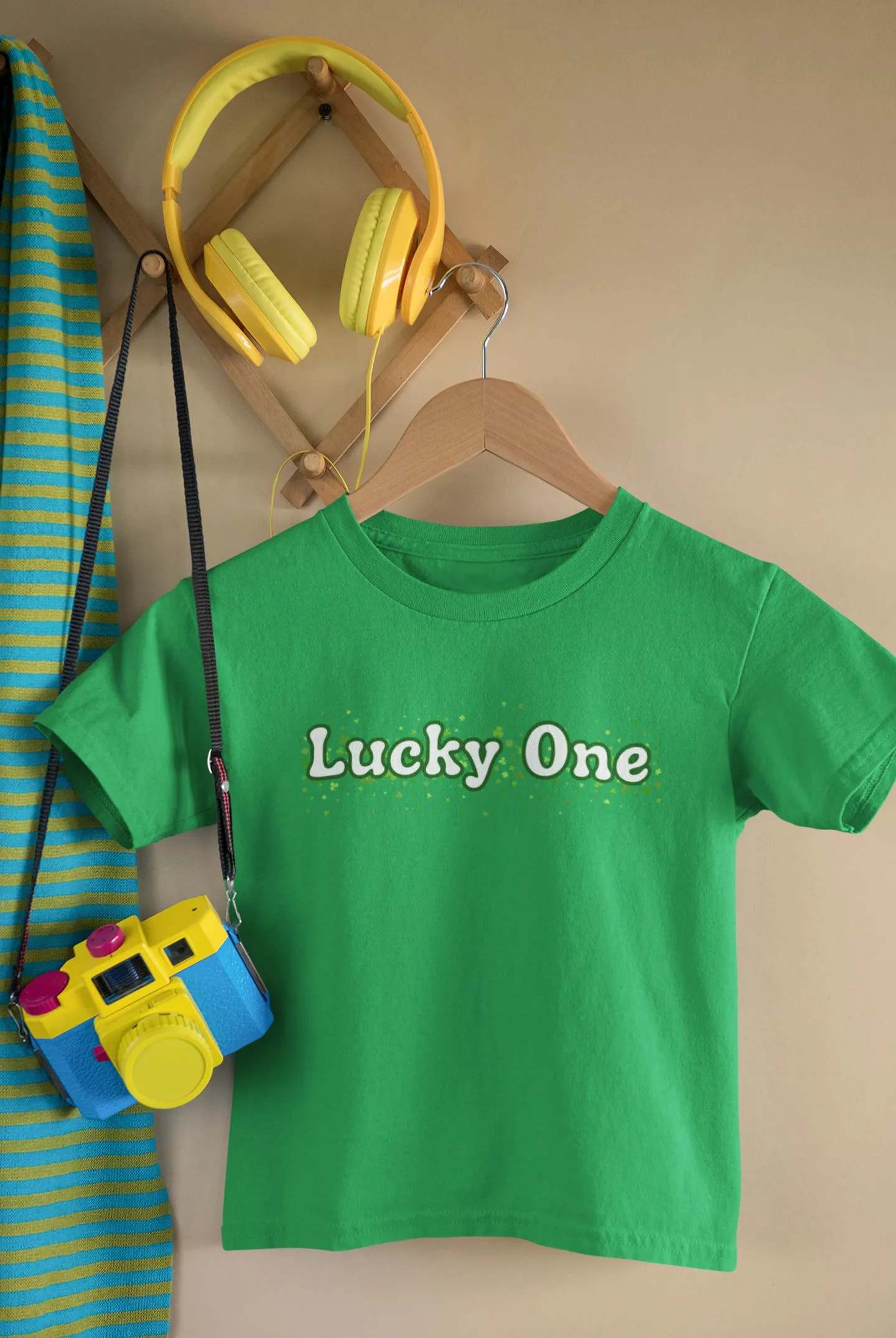 St. Patricks Day Clover Filled Lucky One Youth Short Sleeve T Shirt sold by Old Glory product image thumbnail 5