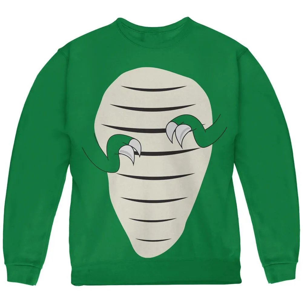 Halloween Jurassic - T-Rex Costume Green Youth Sweatshirt sold by Old Glory