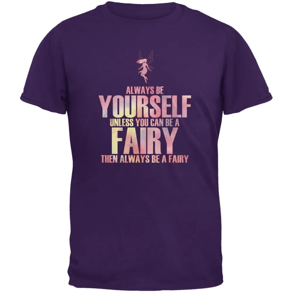 Halloween Always Be Yourself Fairy Purple Youth T-Shirt sold by Old Glory