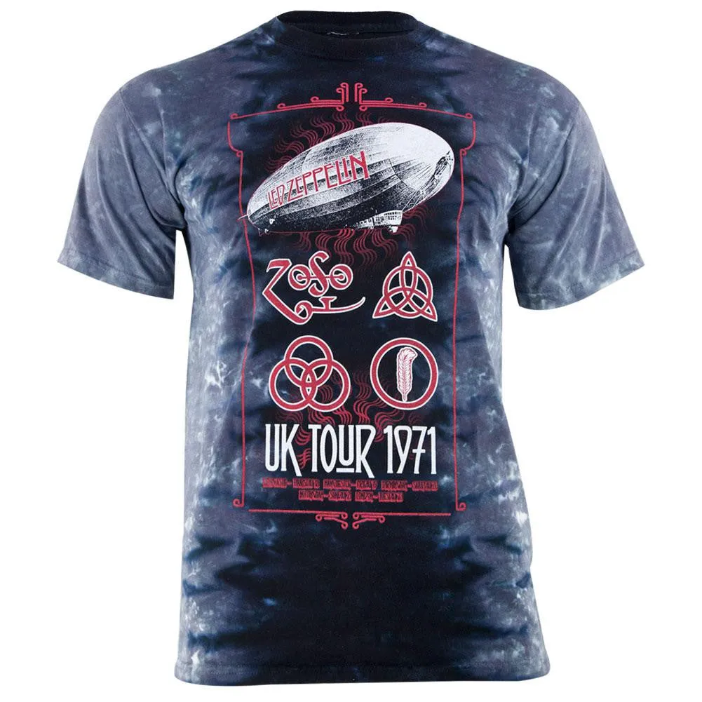 Led Zeppelin - UK Tour 1971 Tie Dye T-Shirt sold by Old Glory