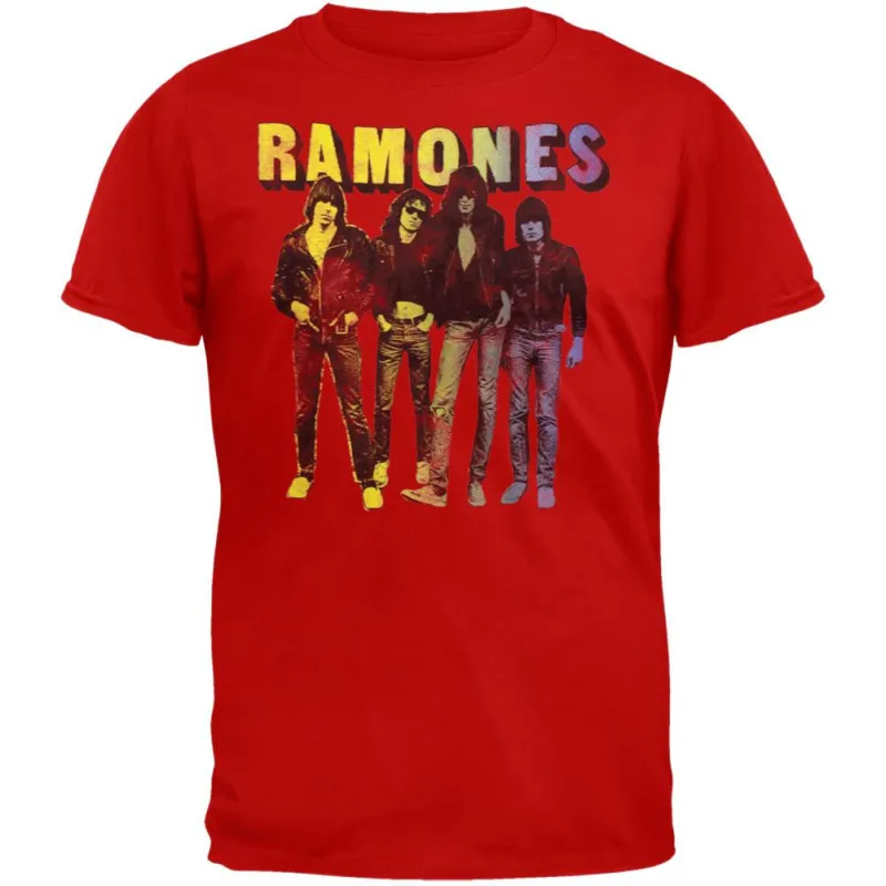 Ramones - Split Fountain T-Shirt made by Old Glory