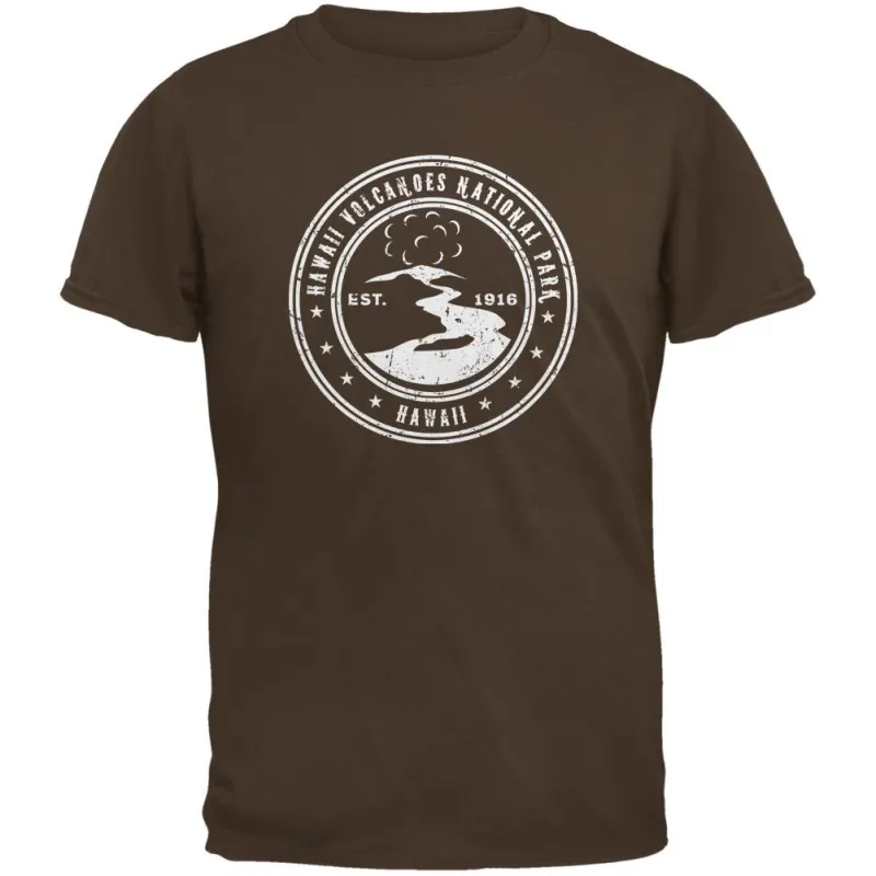 Hawaii Volcanoes National Park Brown Youth T-Shirt sold by Old Glory