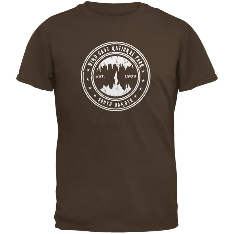 Wind Cave National Park Brown Youth T-Shirt sold by Old Glory