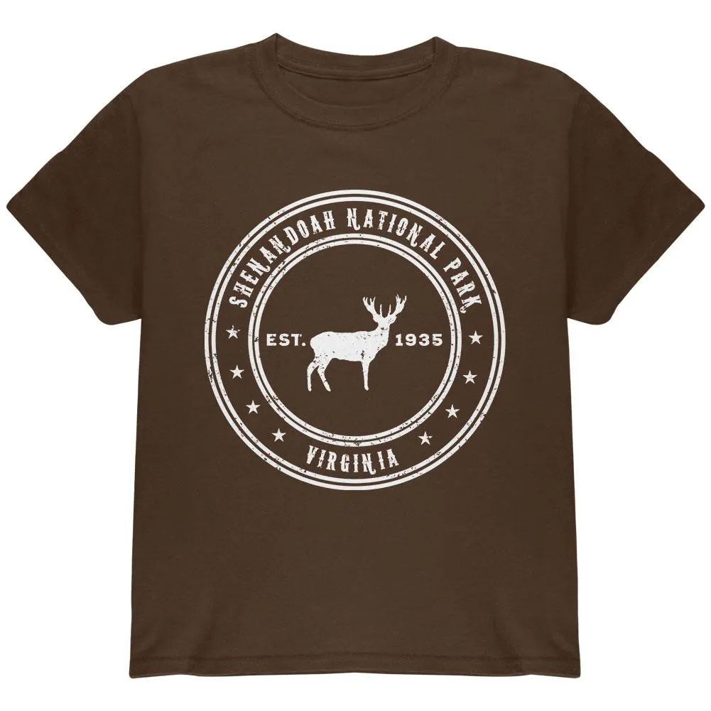 Shenandoah National Park Brown Youth T-Shirt sold by Old Glory