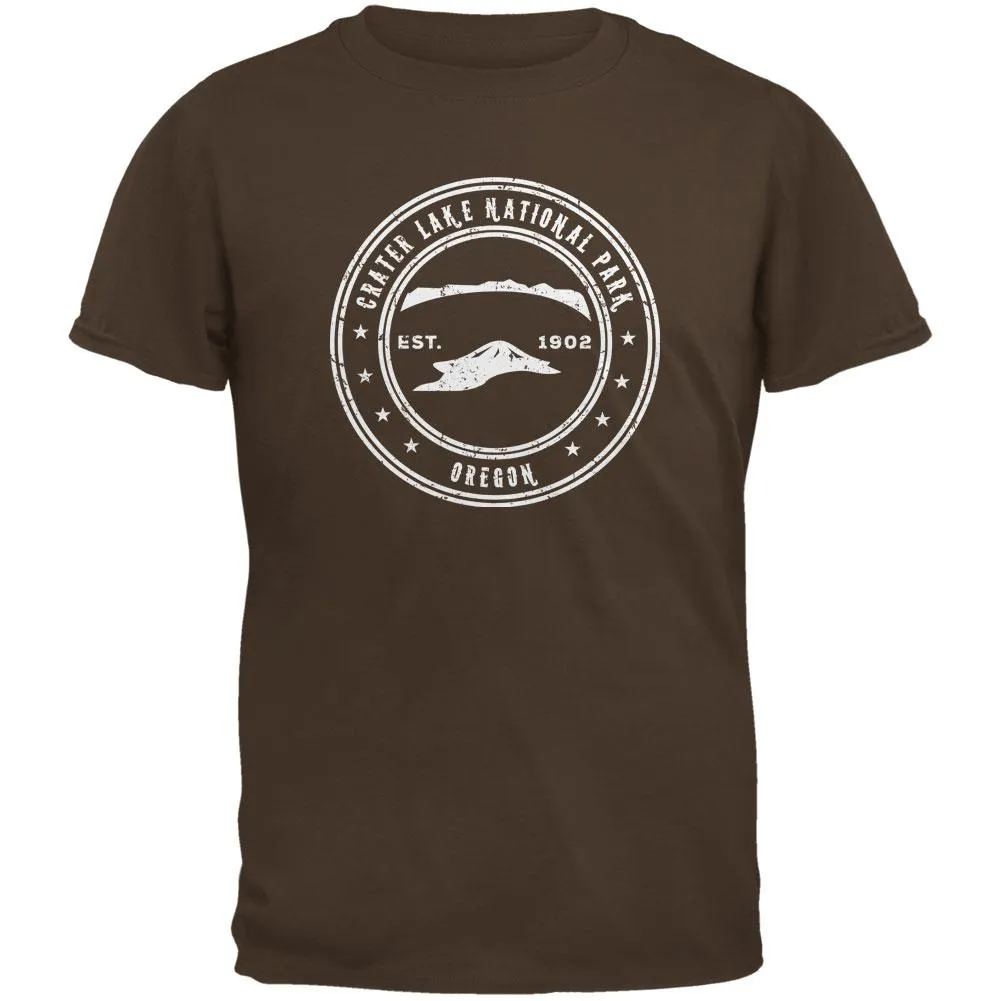 Crater Lake National Park Brown Youth T-Shirt sold by Old Glory
