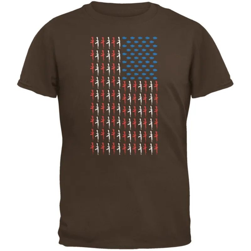 Gun Flag Brown Youth T-Shirt sold by Old Glory
