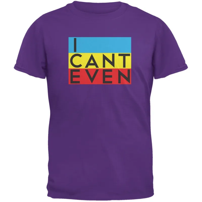 I Cant Even Purple Youth T-Shirt sold by Old Glory