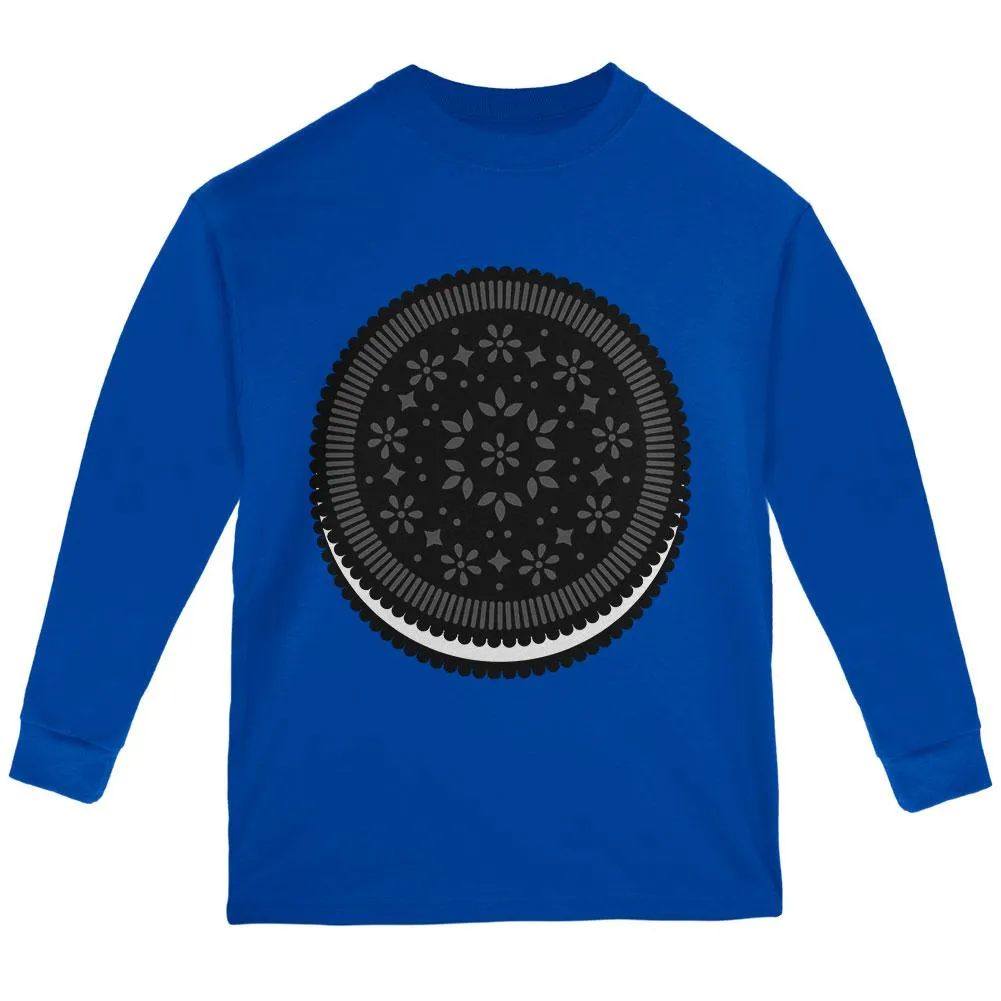 Halloween Sandwich Cookie Costume Milk Dunking Youth Long Sleeve T Shirt sold by Old Glory