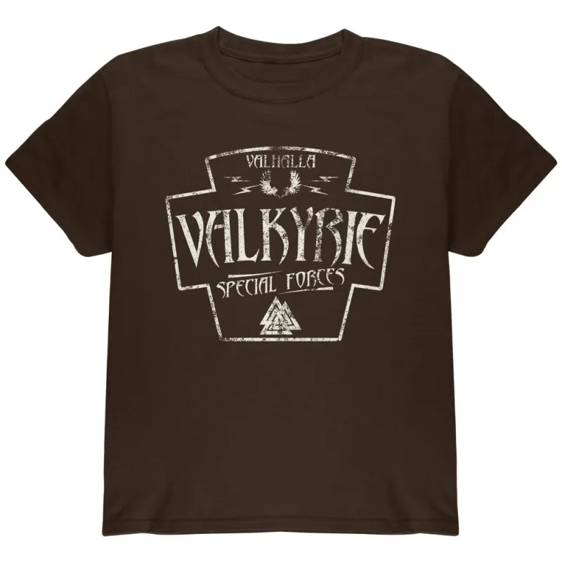 Valkyrie Valhalla Special Forces Retro Vintage Youth T Shirt sold by Old Glory