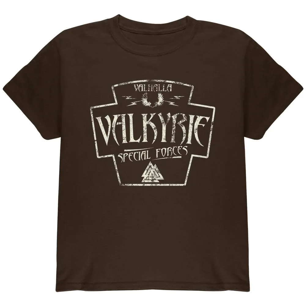 Valkyrie Valhalla Special Forces Retro Vintage Youth T Shirt sold by Old Glory