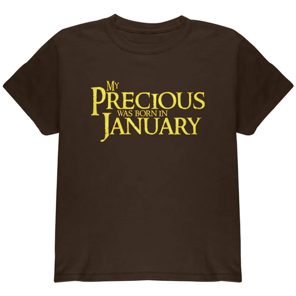 My Precious was Born in January Youth T Shirt sold by Old Glory