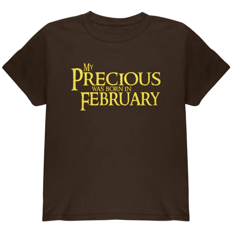 My Precious was Born in February Youth T Shirt sold by Old Glory
