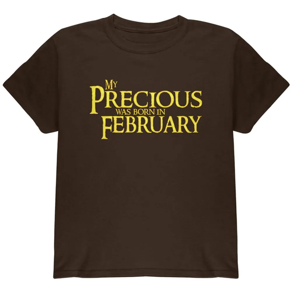 My Precious was Born in February Youth T Shirt sold by Old Glory