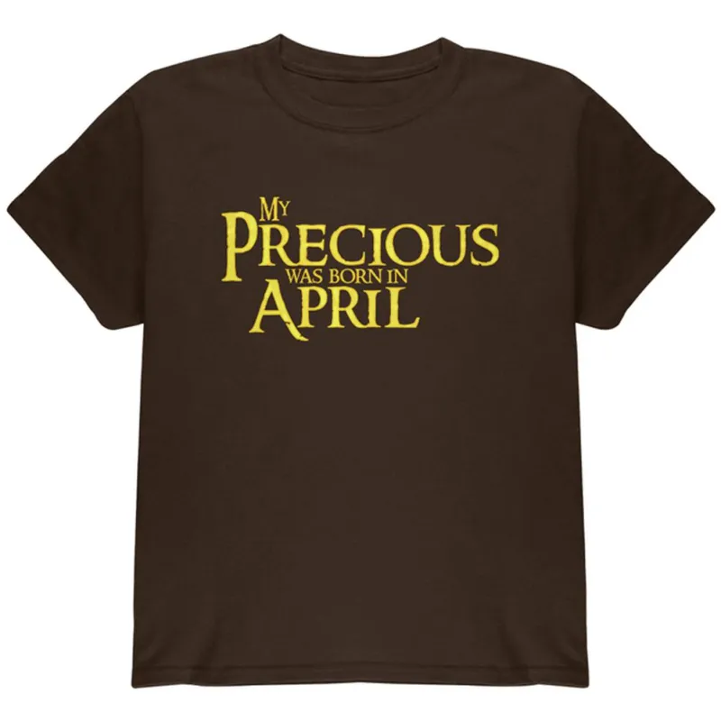 My Precious was Born in April Youth T Shirt sold by Old Glory