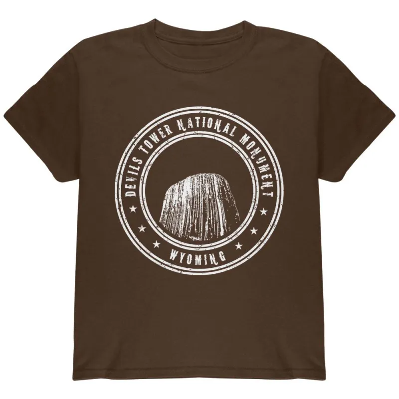 Devils Tower National Monument Youth T Shirt sold by Old Glory