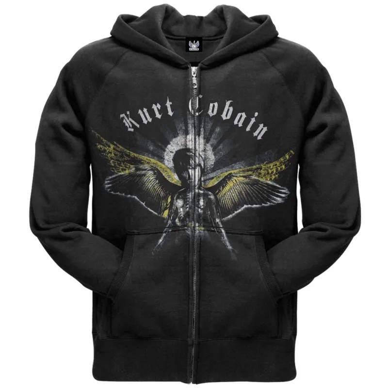 Kurt Cobain - Angel Zip Hoodie sold by Old Glory
