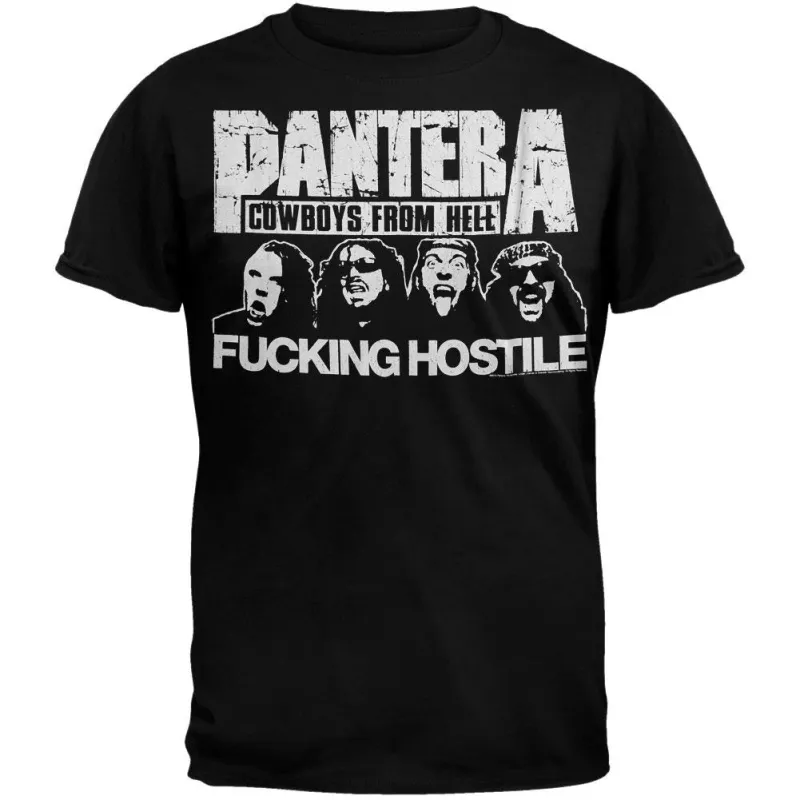 Pantera Fucking Hostile Mens Black T Shirt sold by Old Glory