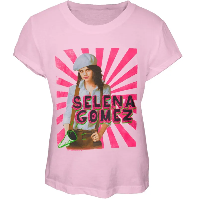 Selena Gomez - White Beret Girls T-Shirt sold by Old Glory