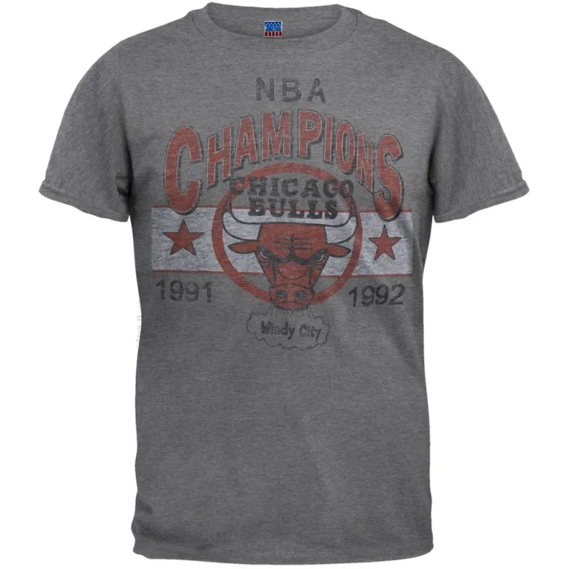 Chicago Bulls - 91-92 NBA Champions Soft T-Shirt sold by Old Glory